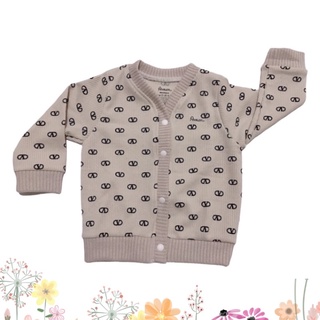 Áo cardigan len tăm mỏng cho bé Avaler