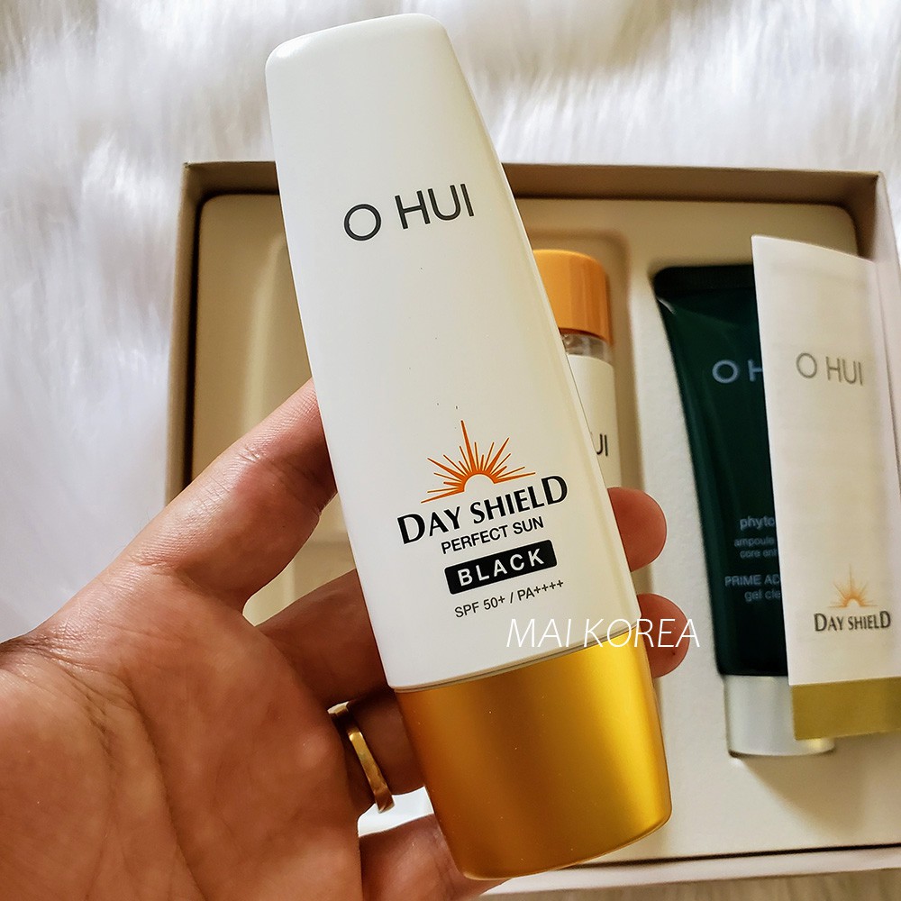 Kem chống nắng OHUI Day Shield PERFECT SUN SPF50+/PA++++ tách set