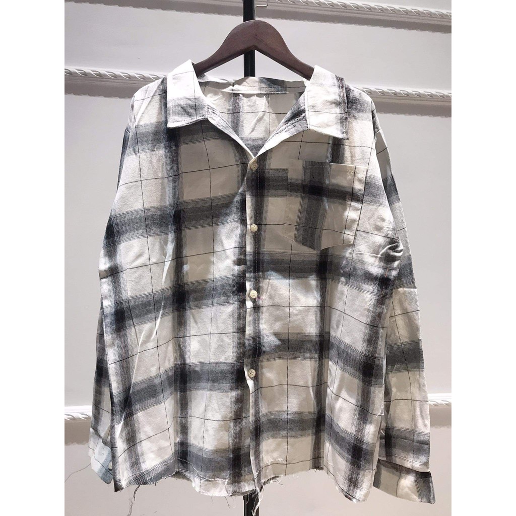 ÁO SOMI CARO DÁNG RỘNG FLANEL UNISEX NAM NỮ