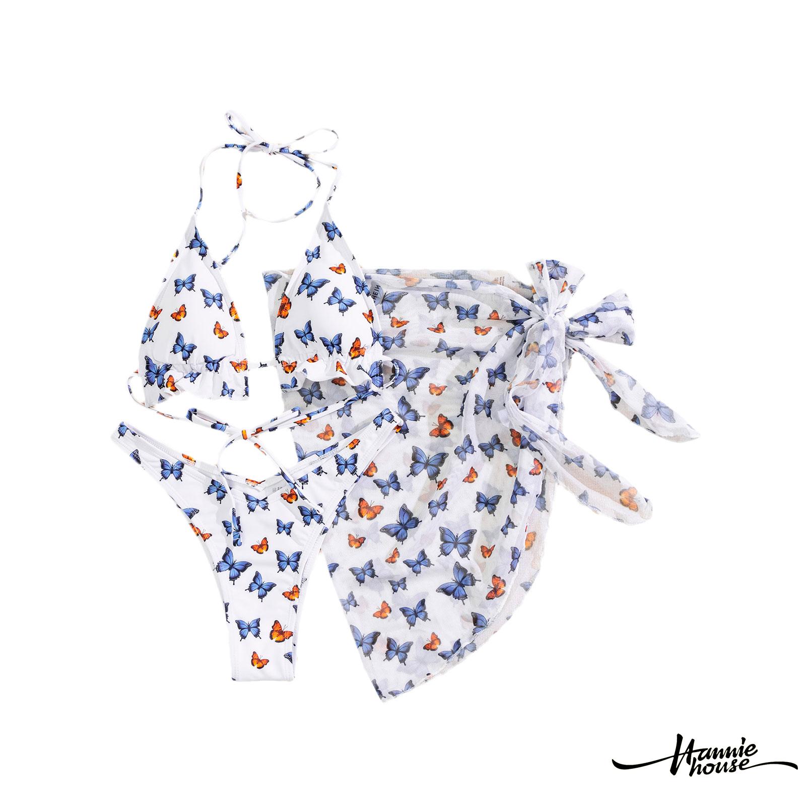 Bộ Bikini Hai Mảnh In Hình Bướm Quyến Rũ Cho Nữ | BigBuy360 - bigbuy360.vn