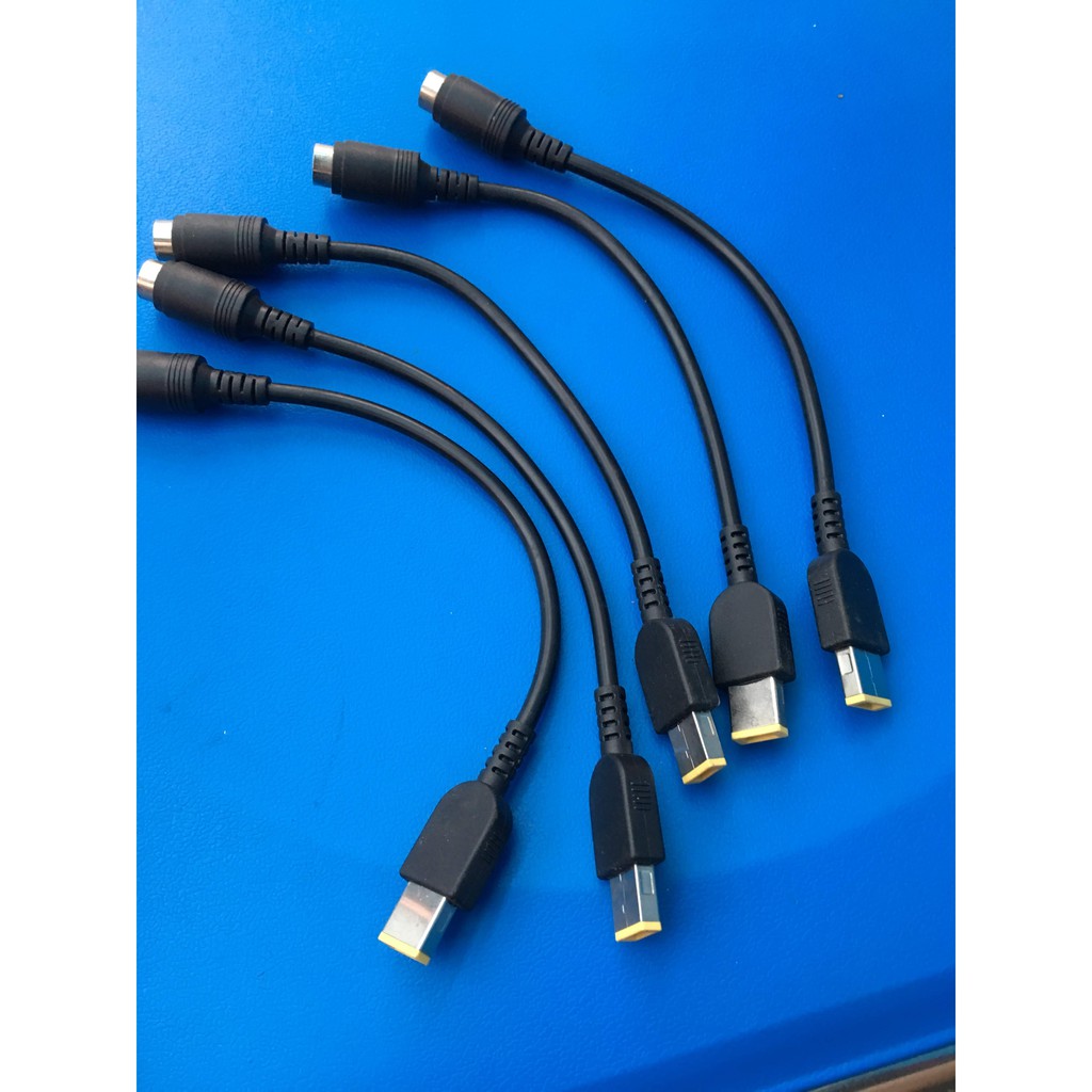 Đầu chuyển sạc Lenovo tròn sang vuông 15cm