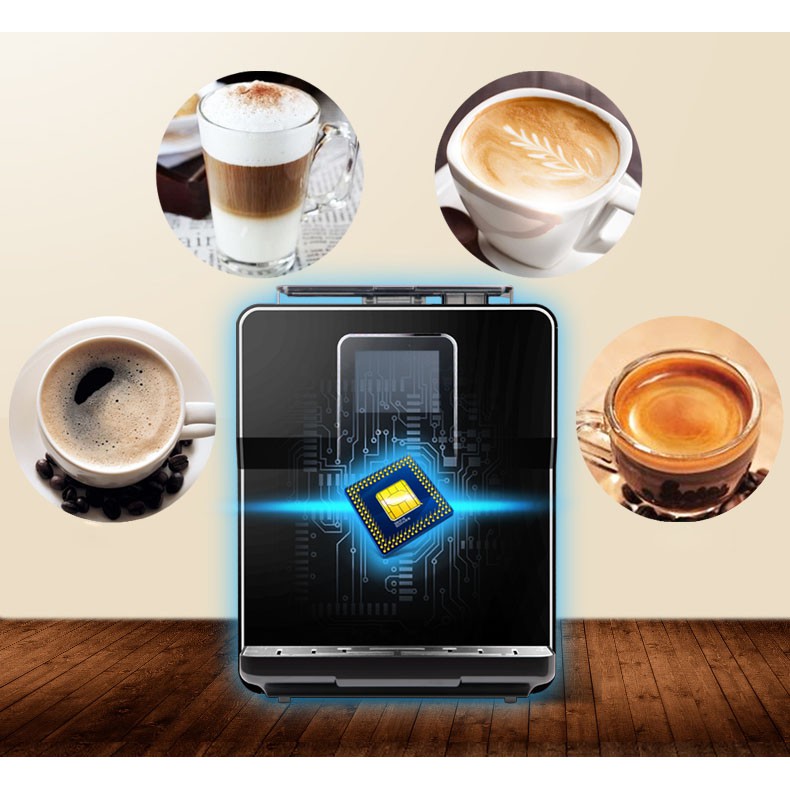 Máy pha cà phê từ hạt thông minh, LCD (có video)
