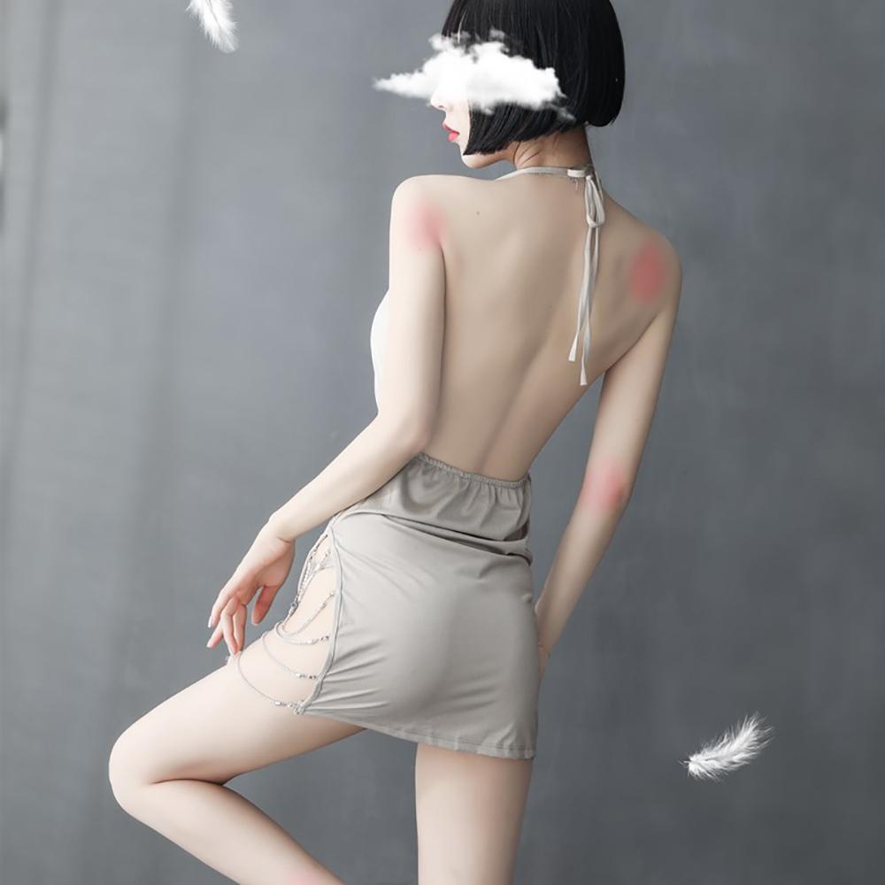 OCEANMAP Bộ Đồ Ngủ Ren Hoa Xuyên Thấu Và Quần Lót Gợi Cảm