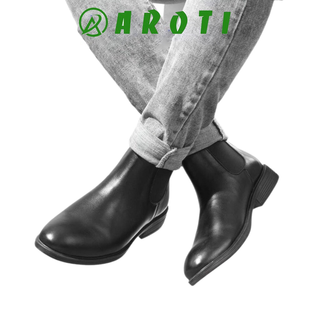 Giày boots nam Chelsea Boots Classic đế khâu-CB548N