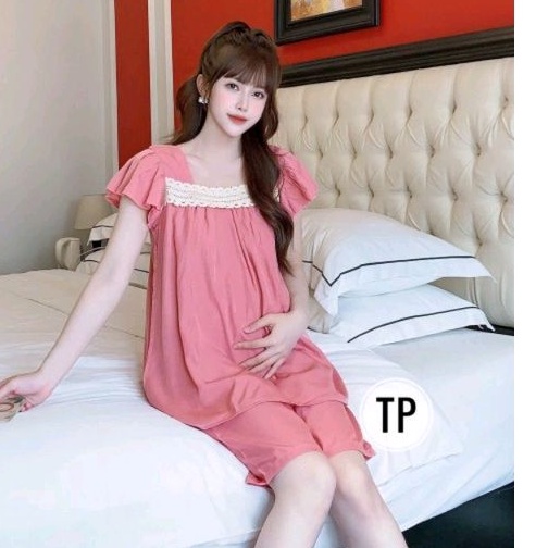 Bộ đồ bầu và sau sinh chất đũi mát lịm tim ( có size từ 45-70kg)