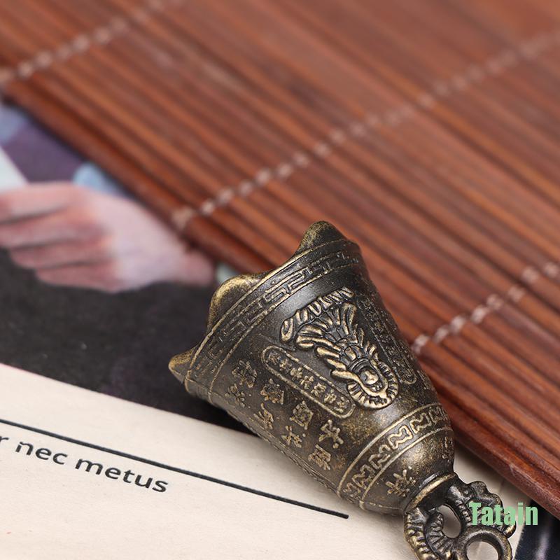 Chuông mini điêu khắc hình Phật Giáo phong cách Trung Hoa cổ điển