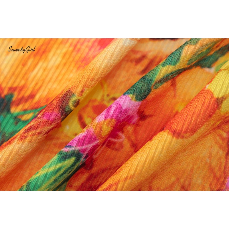 Áo Tank Top 2022 Dáng Ôm Hở Lưng In Họa Tiết Thời Trang Cho Nữ