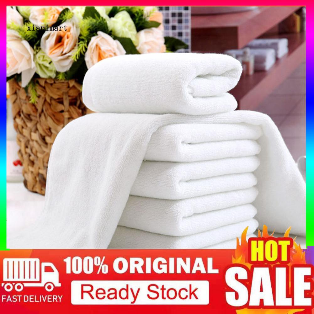 Khăn Tắm Màu Trắng Mềm Mại Kích Thước 30x70cm