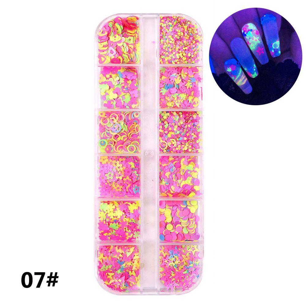 Hộp Sequin Lấp Lánh Ánh Sao Dùng Trang Trí Móng Nghệ Thuật