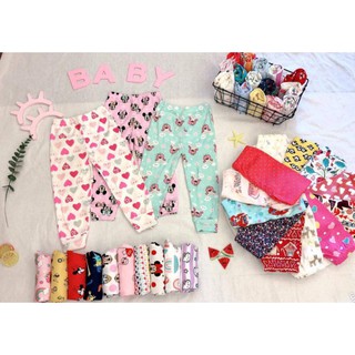Quần chục dài cotton bozip loại 1 bé trai bé gái NA24BB