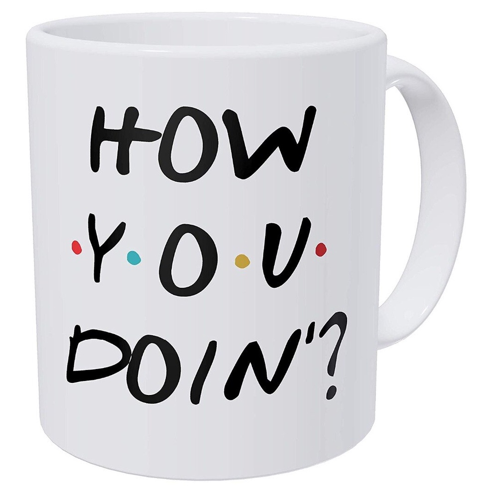 Anh làm thế nào &#39;? Ly Uống Cà Phê In Hình 11 Ounces Vui Nhộn