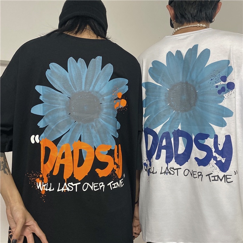 Áo thun tay lỡ nam nữ, áo phông unisex form rộng chất cotton mát mịn thấm hút mồ hôi in hình 100%