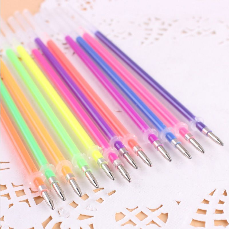 Sét 12 ruột bút 12 màu dùng để thay thế
