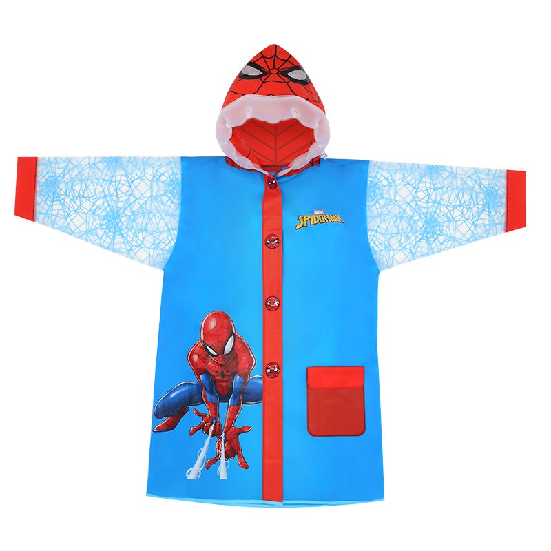 Áo Mưa Hình Người Nhện Disney Thời Trang 2022 Cho Bé Trai