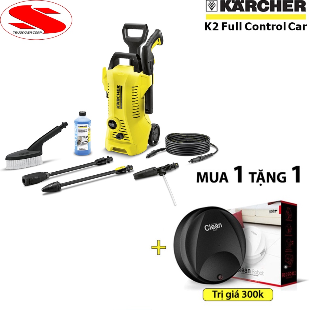 Máy rửa xe mini gia đình có chỉnh áp Karcher K2 Full Control Car EU