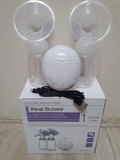 Máy vắt sữa điện đôi real bubee