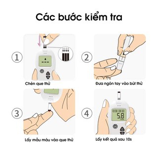 Máy đo đường huyết Safe-Accu đo tiểu đường, phát hiện tiểu đường bảo hành 1 đổi 1 trọn đời