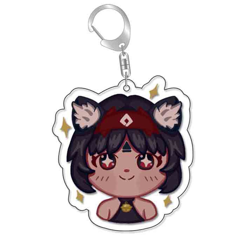 Móc Chìa Khóa Acrylic Hình Nhân Vật Game Zenless Zone Zero Geshin Va Chạm Mới