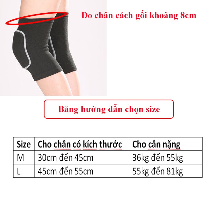 Đai hổ trợ đầu gối Aolikes A0210 (1 đôi)