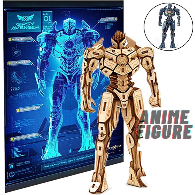 Mô hình Gipsy Avenger lắp ghép trong phim Pacific Rim - Món quà giáo dục cho trẻ em và người lớn
