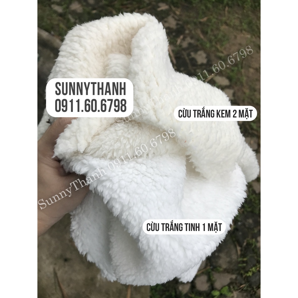 [50cm*75cm] Vải lông cừu MỀM mịn nhẹ ấm xanh lơ pastel, hồng pastel, tím sữa khổ