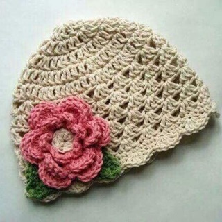 Nón len handmade dành cho bé gái