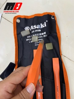 BỘ ĐỤC SẮT 3 CHI TIẾT ASAKI AK-9629