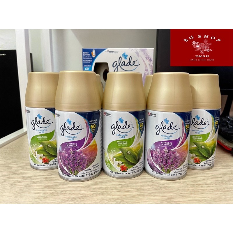 [ LÕI ] - Chai Xịt Phòng Thay Thế Vào Máy Xịt Phòng Tự Động Glade - 269ml/175g - Hàng chính hãng DKSH Việt Nam.