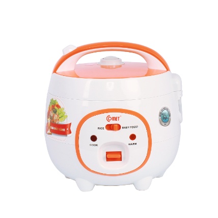 Nồi cơm điện mini nắp gài COMET 0.8lit CM8006