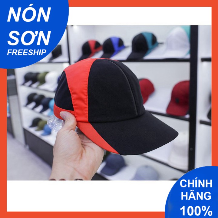 Mũ Lưỡi Trai Nón Sơn Đỏ Lưới Đen Vải Dù Chính Hãng Hàng Chuẩn Tem 7 Màu Thời Trang Cao Cấp Mới 2023