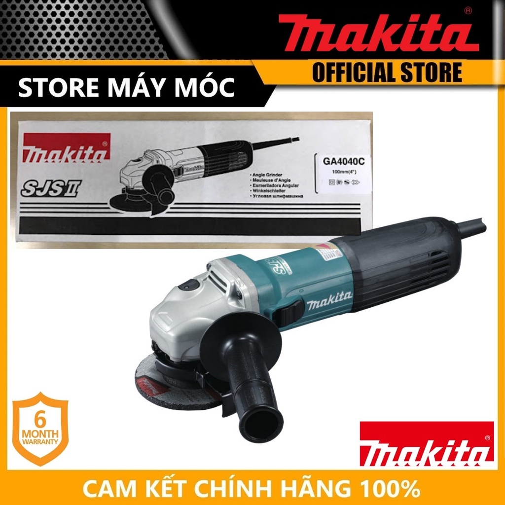 MÁY MÀI GÓC 1400W 100MM MAKITA GA4040C - HÀNG CHÍNH HÃNG