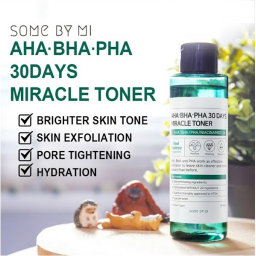 TONER CHO DA DẦU MỤN SOME BY MI AHA BHA PHA 30 DAYS MIRACLE TONER