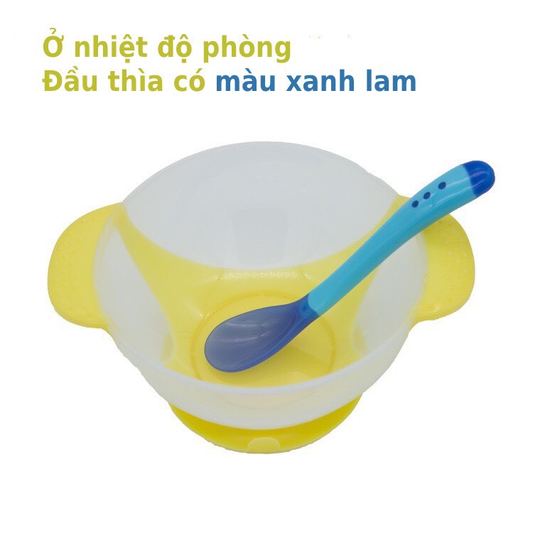 THÌA BÁO NÓNG -THÌA ĂN DẶM CHO BÉ THÔNG MINH CẢM ỨNG NHIỆT AN TOÀN CHO BÉ