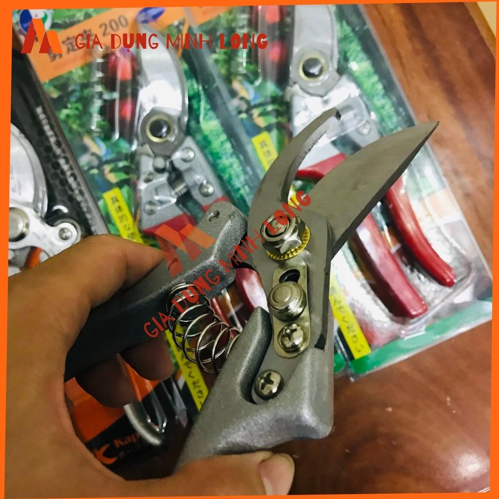 Kéo cắt cây cảnh-kéo cắt cành cộng lực lưỡi thép sắc bén có lò xo thay thế