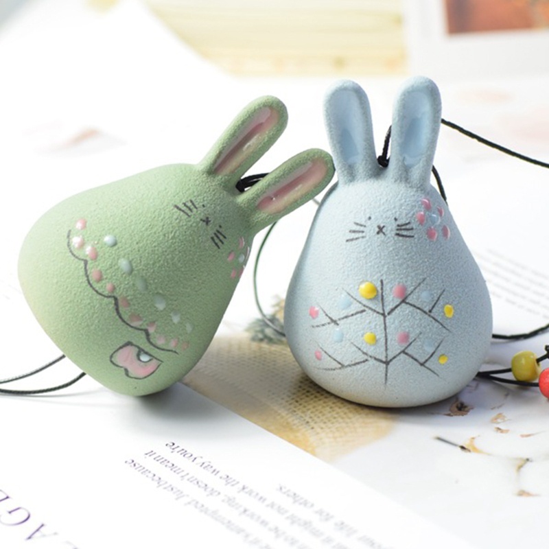 Chuông Gió Đồ Chơi Mini Hình Thỏ Sáng Tạo Cho Trẻ Em Và Người Lớn