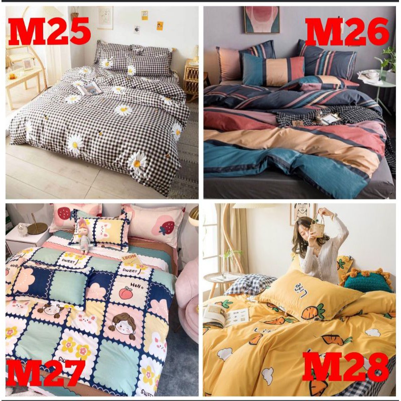 [ RẺ VÔ ĐỊCH] Bộ vỏ chăn ga gối cotton poly 4 món mẫu mới hàng nhập khẩu | BigBuy360 - bigbuy360.vn