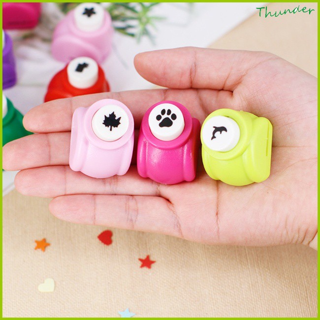 Dụng Cụ Bấm Lỗ Giấy Mini Hình Bông Hoa