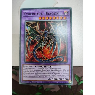 [Yugioh Funny Shop] 1 lá thẻ bài Cyberdark Dragon - SDCS-EN045 - Common 1st Edition