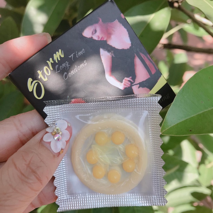 Bao Cao Su Gai 7 Bi Lớn STORM Kích Thích Điểm G, Tăng Khoái Cảm  - Cho Nàng Chạm Đỉnh Nhanh Chóng