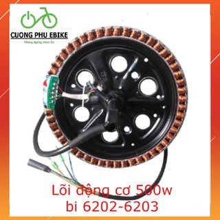 Lõi động cơ xe điện 500W lõi  bi 6202-6203 lắp xe 133S