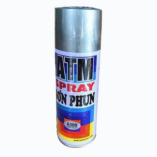 Sơn phun ATM thường màu nhũ, đen