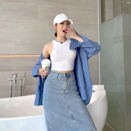 [ Chuyên sỉ ] Áo ba lỗ nữ trơn basic - phong cách mùa hè năng động