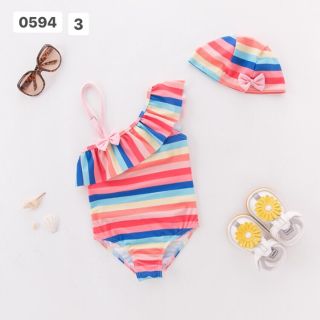 Body bơi bé gái kèm mũ