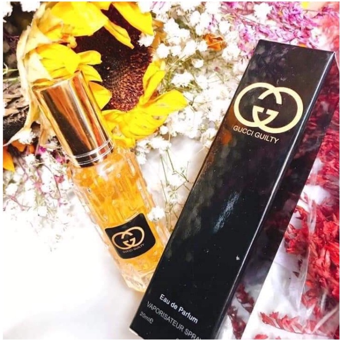 Nước hoa mini Gucci Guilty nam nữ 20ml lưu hương chai dạng xịt nhỏ gọn - Shop Viloet