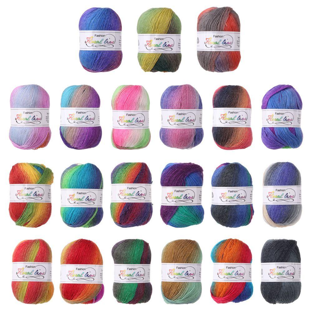Cuộn Len Đan Sợi Màu Gradient Sáng Tạo