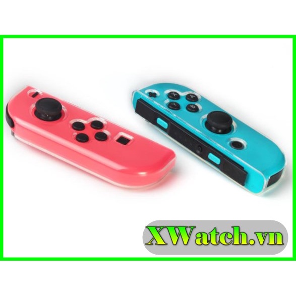 Ốp Joy-con Nintendo Switch nhựa cứng trong suốt