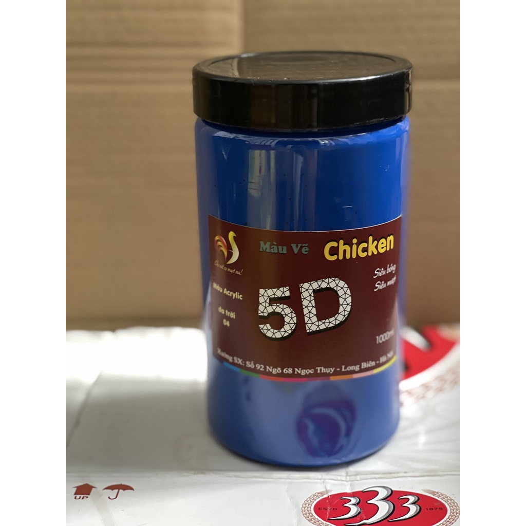Màu Acrylic 5D chicken đậm đặc 1000ml