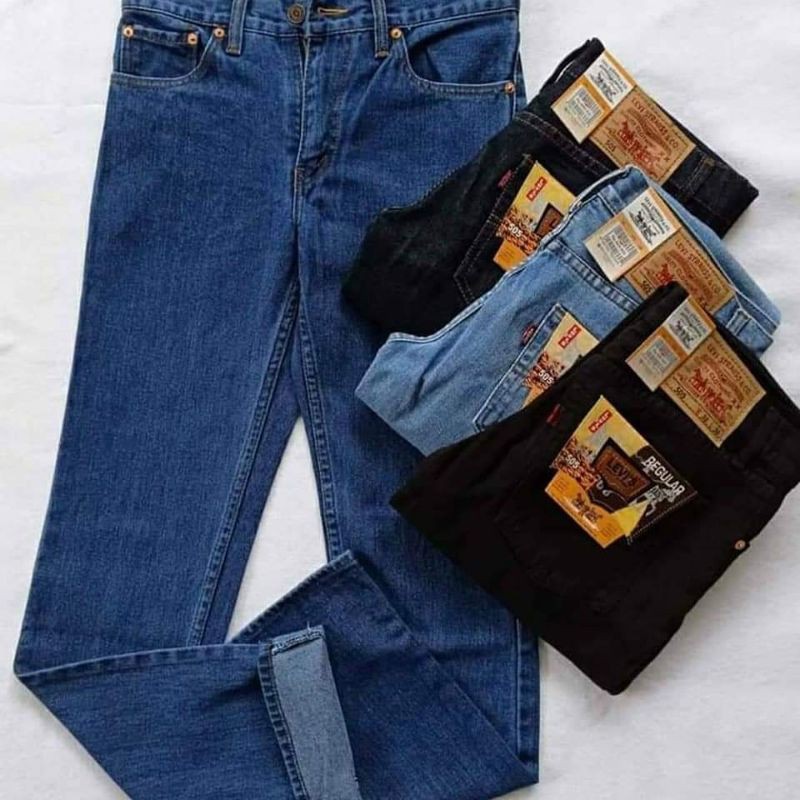 LEVIS Quần Jeans Nam Dài Lưng Cao Ống Đứng Thời Trang Hàn