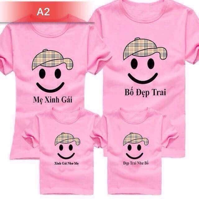 Combo 4 áo gia đình