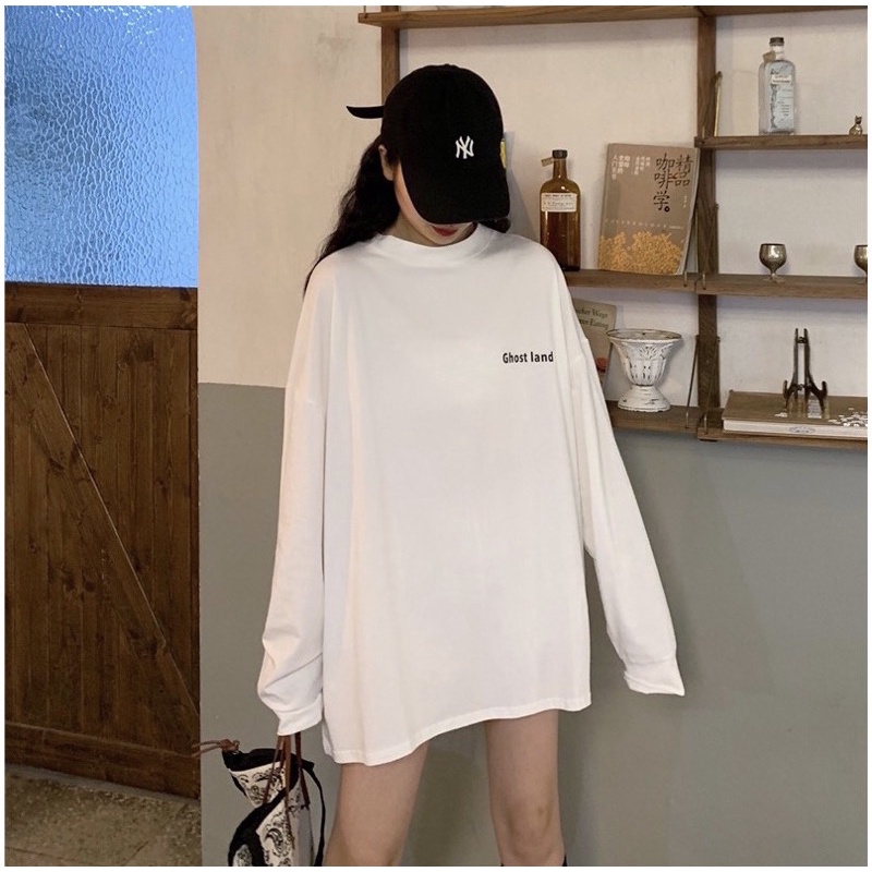 Áo thun dài tay nam nữ, áo phông dài tay unisex form rộng chất cotton dày đẹp in hình MẶT NGƯỜI | BigBuy360 - bigbuy360.vn